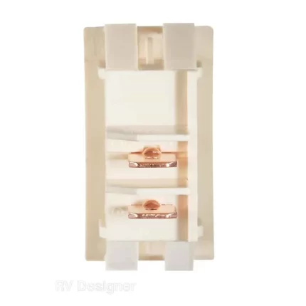 10A Ivory Rocker Switch w/Gold