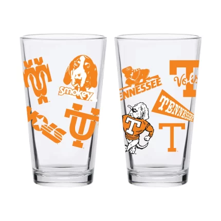 16oz Tennessee Volunteers College Vault Medley Pint 2 Pack