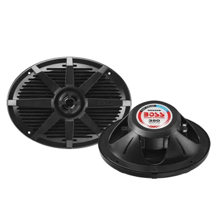 MR692B 6" x 9" 2-Way 350W Marine Full Range Speaker - Black - Pair