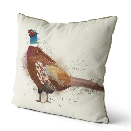 Pheasant splash 1, Cushion / Throw Pillow