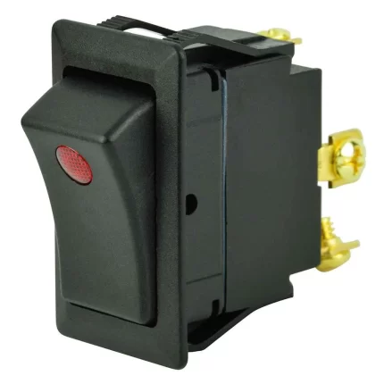 SPST Rocker Switch - 1-LED - 12V - ON/OFF