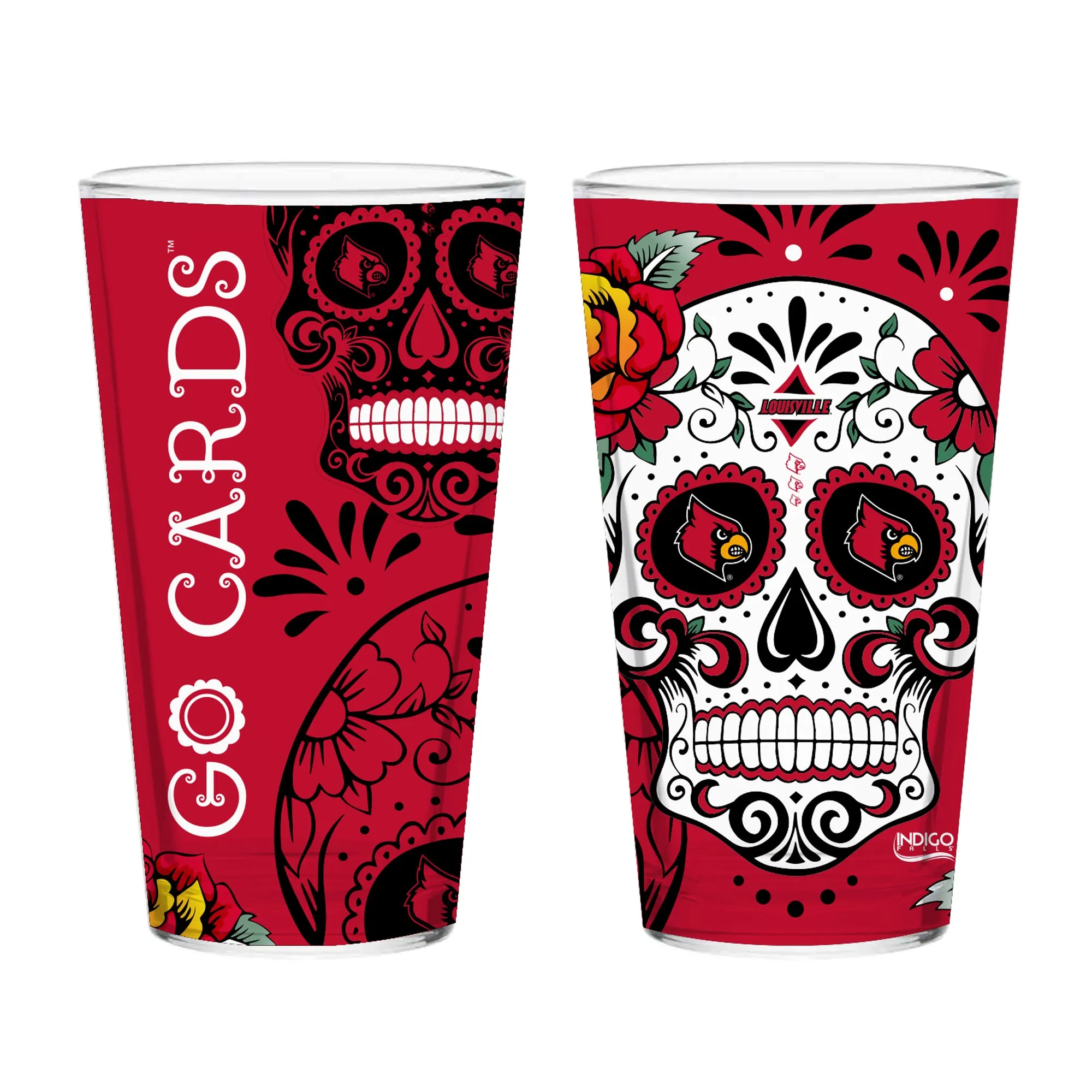 4nSet-of-2-Louisville-Dia-de-los-Muertos-Pint-Glasses