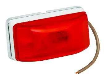 Marker/Clearance Light Red White Base Pc Rated