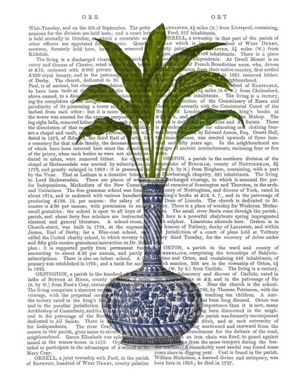 Chinoiserie Vase 3, With Plant, Book Print, Art Print, Wall Art