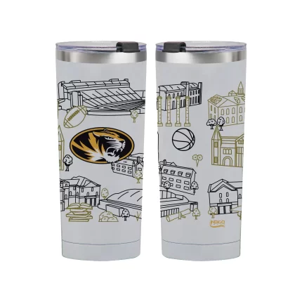Missouri Tigers 24oz Campus Line Art Tumbler