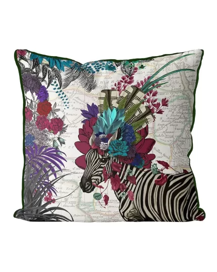 African Zebra, Cushion / Throw Pillow