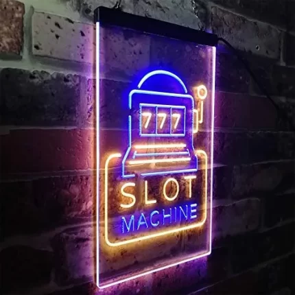 Casino Gambling Slot Machine LED Light Sign