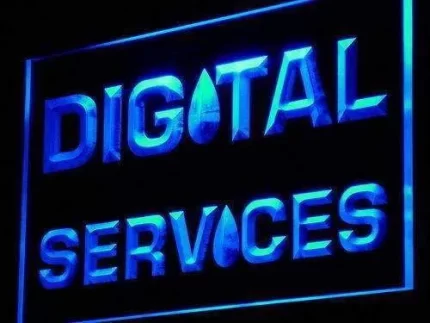 Digital Services LED Light Sign
