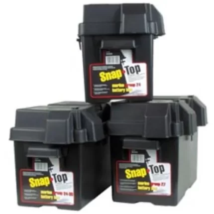 Snap-Top Battery Box Standard Black