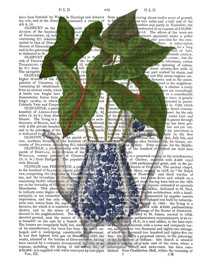 Chinoiserie Vase 4, With Plant, Book Print, Art Print, Wall Art