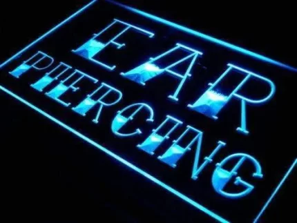 Ear Piercing Lure LED Light Sign
