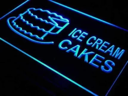 Ice Cream Cakes LED Light Sign