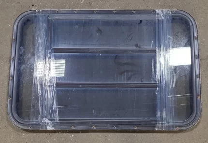 Black Radius Opening Window : 36 1/2" W X 23 1/2" H X 1 3/4" D