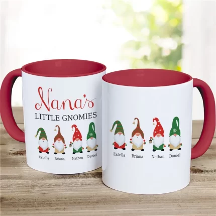 Christmas Gnomies Mug - Festive Gnome-Themed Personalized Christmas Mug