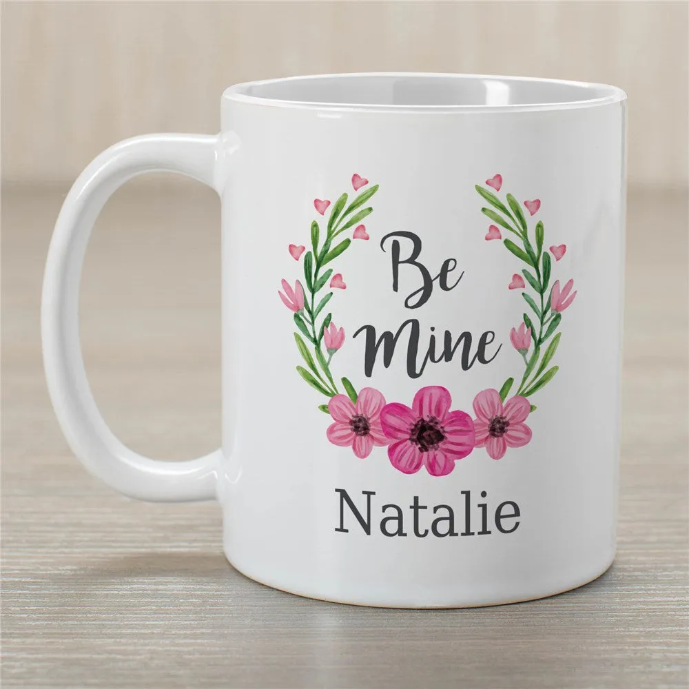 4yBe-Mine-Floral-Wreath-Coffee-Mug-Romantic-Valentine-s-Day-Mug-with-Floral-Design