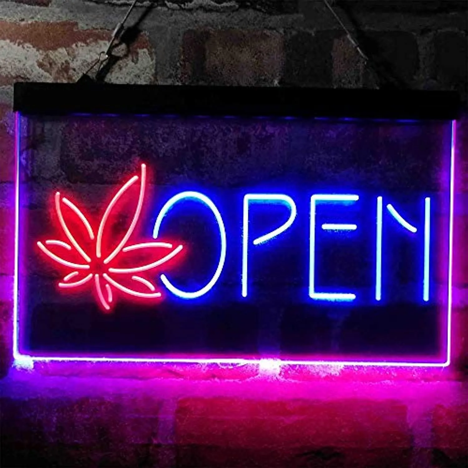 4zOpen-Hemp-Leaf-Marijuana-Dispensary-LED-Light-Sign