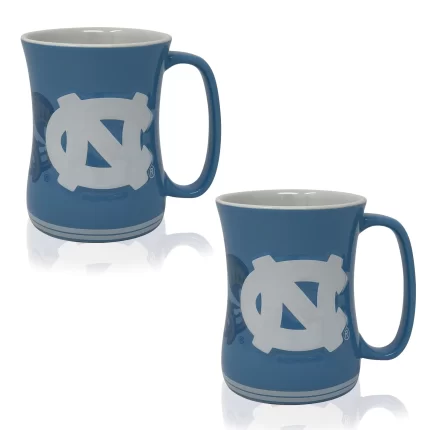 Set of 2 | 16oz North Carolina Tar Heels Barista Mugs