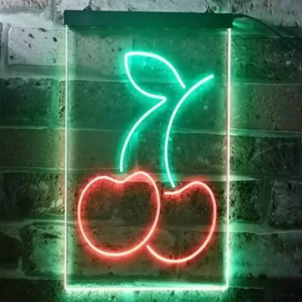 Cherries Decor Fruit Store LED Light Sign