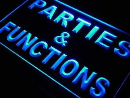 Parties and Functions Available LED Light Sign