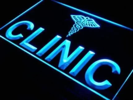 Clinic Hospital Display LED Light Sign