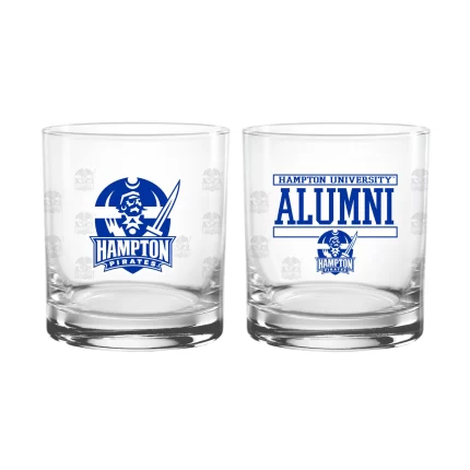 Set of 2 Hampton Pirates 14oz XD Alumni Rocks Glasses