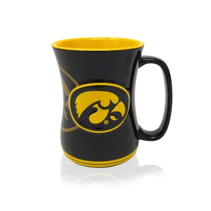 16oz Iowa Hawkeyes Sculpted Barista Mug