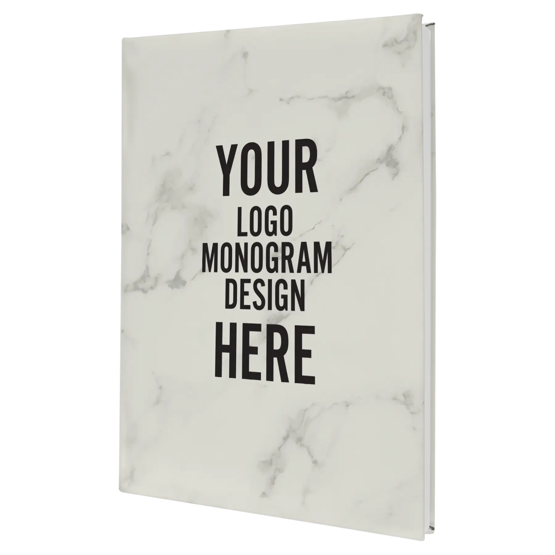 5cPersonalized-Leatherette-Sketch-Book-7-x-975-Blank-Pages-White-Marble