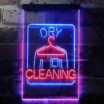 Cleaners Dry Cleaning LED Light Sign