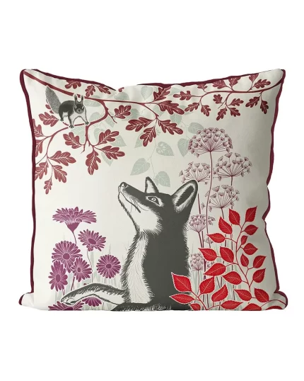 Country Lane Fox 5 Cushion / Throw Pillow