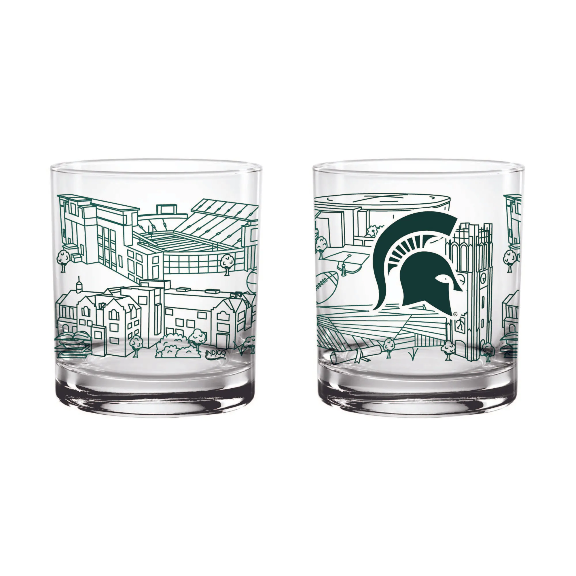 5dSet-of-2-Michigan-State-Spartans-Campus-Line-Art-14oz-Rocks-Glasses