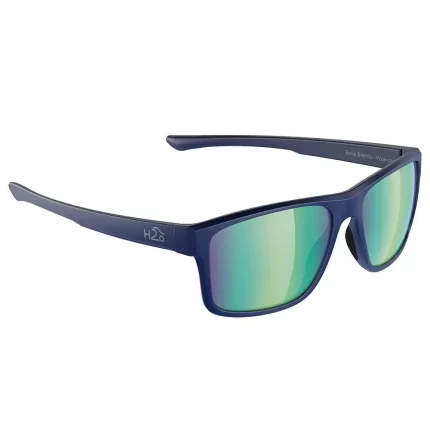 Coronado Sunglasses Navy-Matte, Green Flash Mirror Lens Cat. 3 - AR Coating
