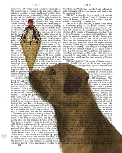 Border Terrier Ice Cream, Book Print, Dog Art Print, Wall Art