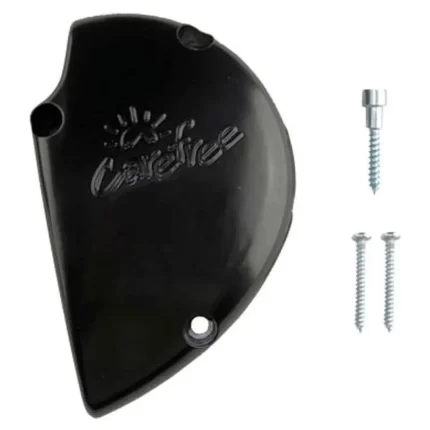 Carefree RV R001554BLK Ascent Awning Left Hand End Cap, Black