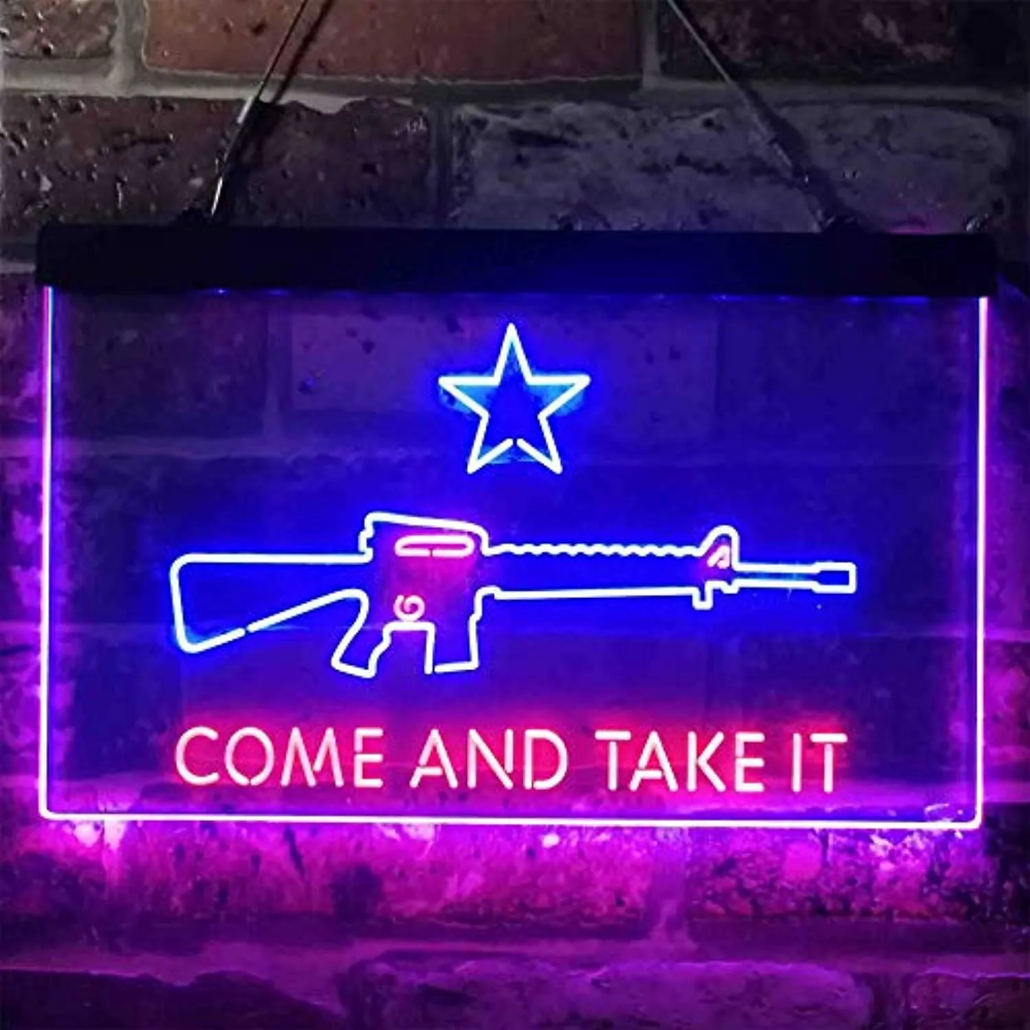 5gCome-and-Take-It-Gun-Star-Military-Army-LED-Light-Sign