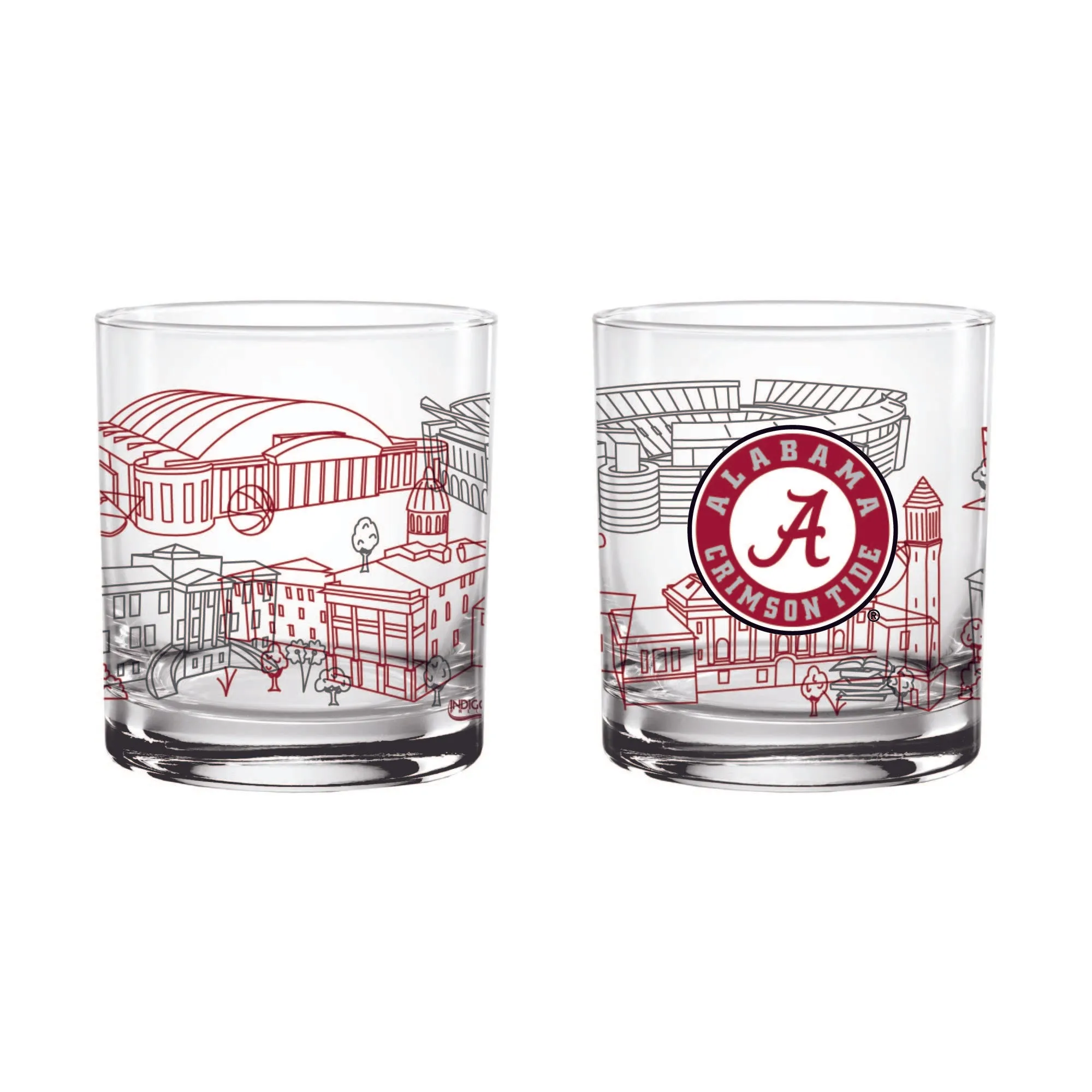 5gSet-of-2-Alabama-Crimson-Tide-Campus-Line-Art-14oz-Rocks-Glasses