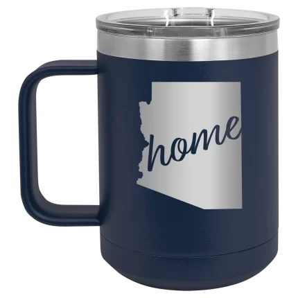 Personalized Arizona Home 15 oz Mug - Navy