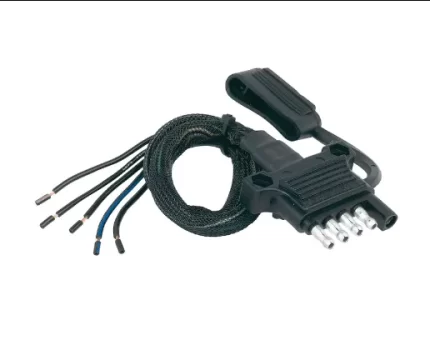 HUSKY TOWING 5 Way Flat 18 With HD HousingsDust CoverNylon Wire Sleeve  Heat Shrink Tube 30486