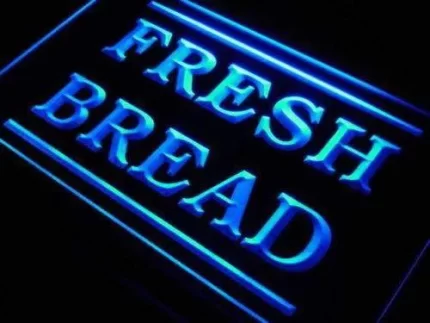 Bakery Fresh Bread LED Light Sign