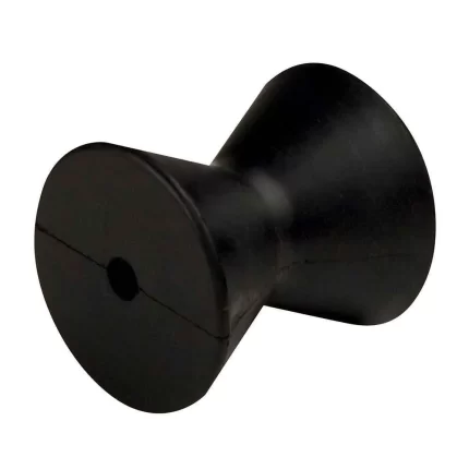 Bow Roller - Black - 4" Diameter - 3-3/4"W - 1/2" ID