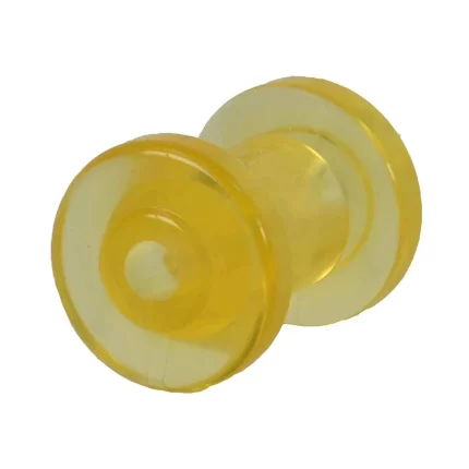 Bow Roller - Yellow PVC - 3" x 1/2" ID