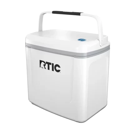 Iconic Imprint RTIC Road Trip Personal Cooler - White & Grey