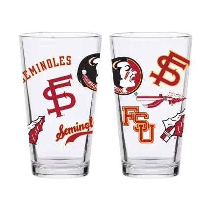 16oz Florida State Seminoles College Vault Medley Pint 2 Pack