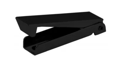 Baggage Door Catch Square Black
