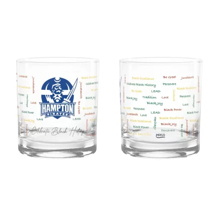 Set of 2 Hampton Pirates 14oz BHM Rocks Glasses