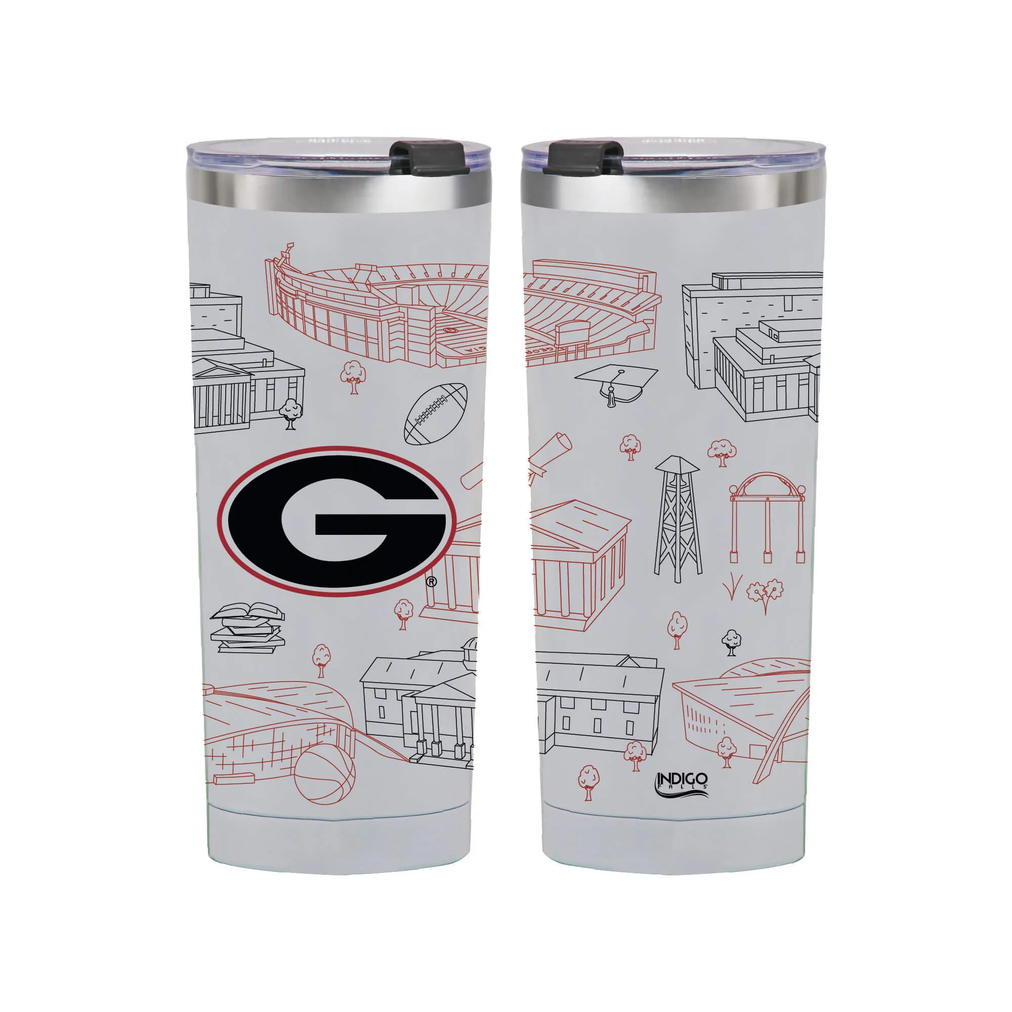 5oGeorgia-Bulldogs-24oz-Campus-Line-Art-Tumbler