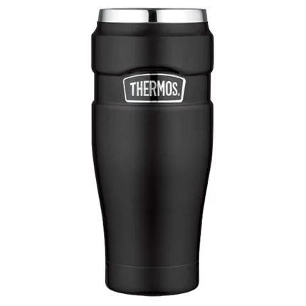Stainless King Vacuum Insulated Travel Tumbler - 16 oz. - Stainless Steel/Matte Black