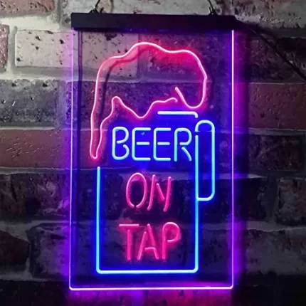 Bar Mug Beer on Tap LED Light Sign