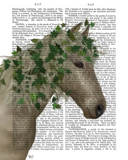 Horse Porcelain with Ivy, Book Print, Art Print, Wall Art