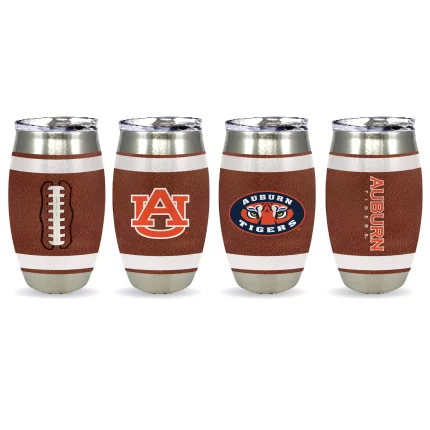 Set of 4 15oz Auburn Tigers Football Tumbler