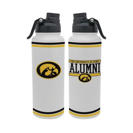 34oz Iowa Hawkeyes Alumni Aqua Bottle